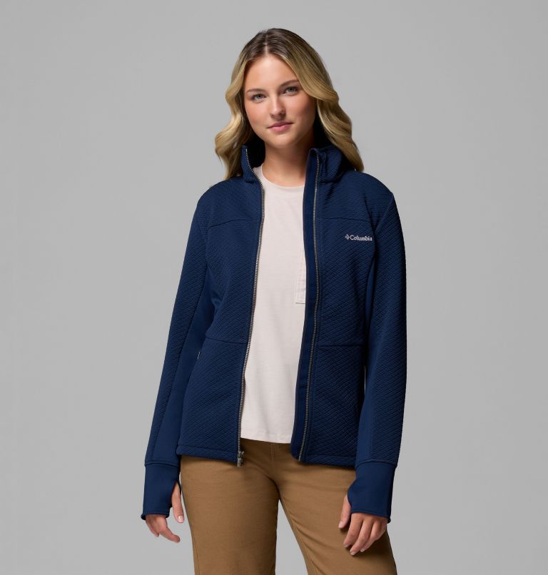 Women's Roffe Ridge III Fleece Jacket, Color: Collegiate Navy, image 5