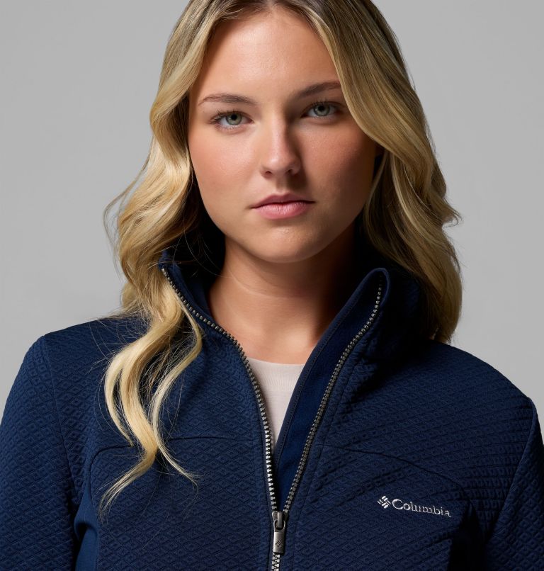 Women's Roffe Ridge III Fleece Jacket, Color: Collegiate Navy, image 6