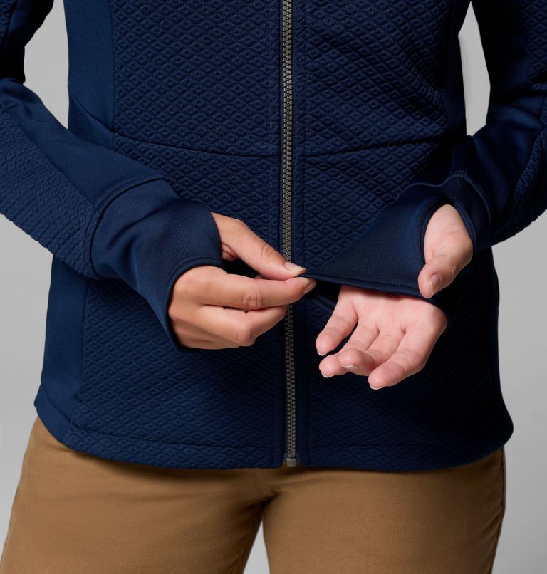 Women's Roffe Ridge III Fleece Jacket, Color: Collegiate Navy, image 7