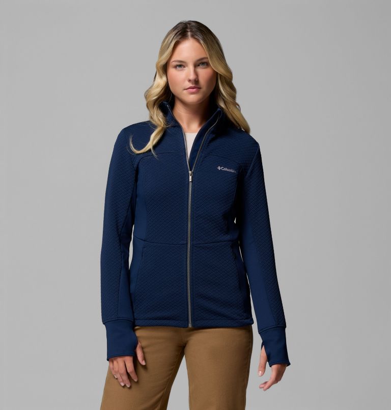 Women's Roffe Ridge III Fleece Jacket, Color: Collegiate Navy, image 1
