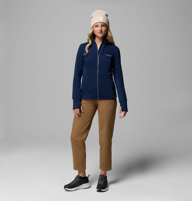 Women's Roffe Ridge III Fleece Jacket, Color: Collegiate Navy, image 2