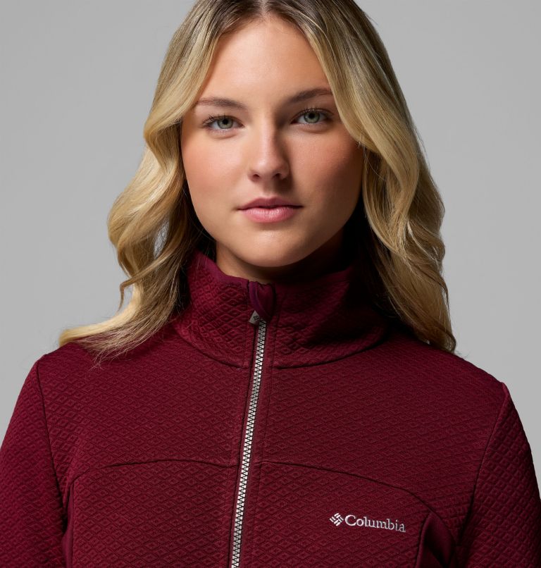 Women's Roffe Ridge III Fleece Jacket, Color: Rich Wine, image 6