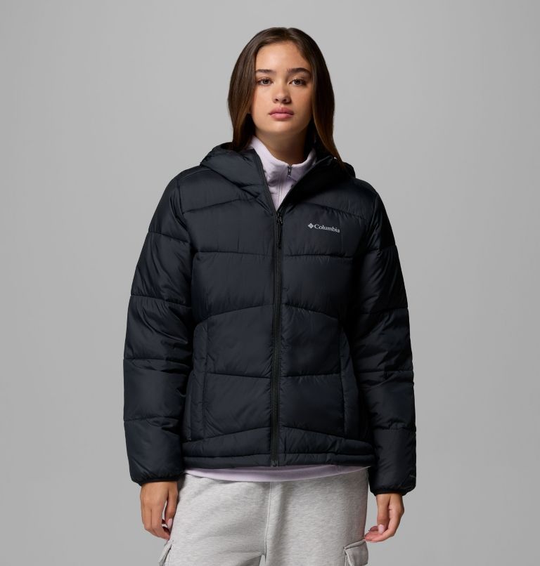 Women's Fivemile Butte Hooded Puffer Jacket, Color: Black, image 1