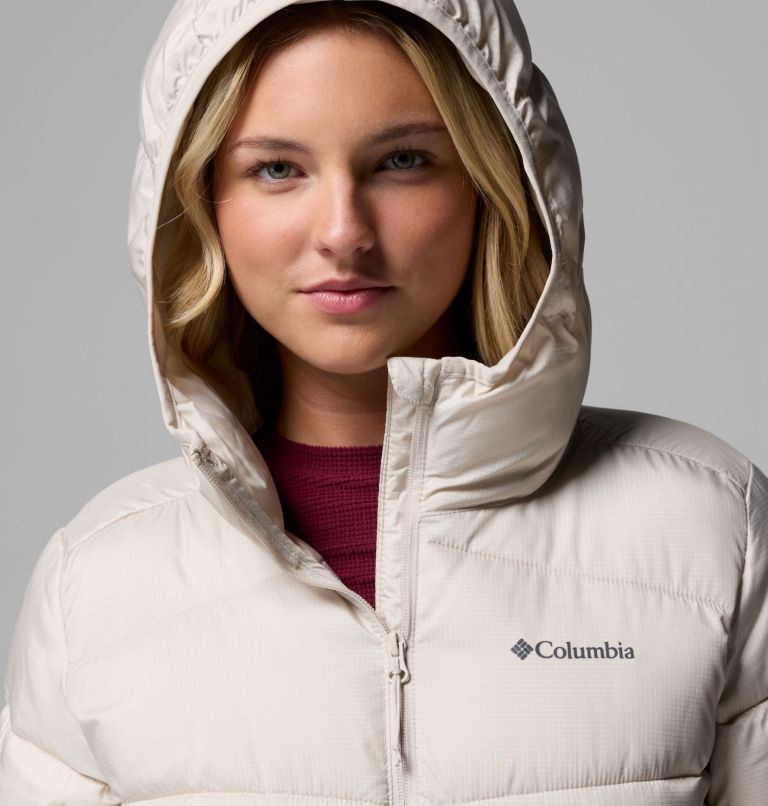Women's Fivemile Butte Hooded Puffer Jacket, Color: Dark Stone, image 6