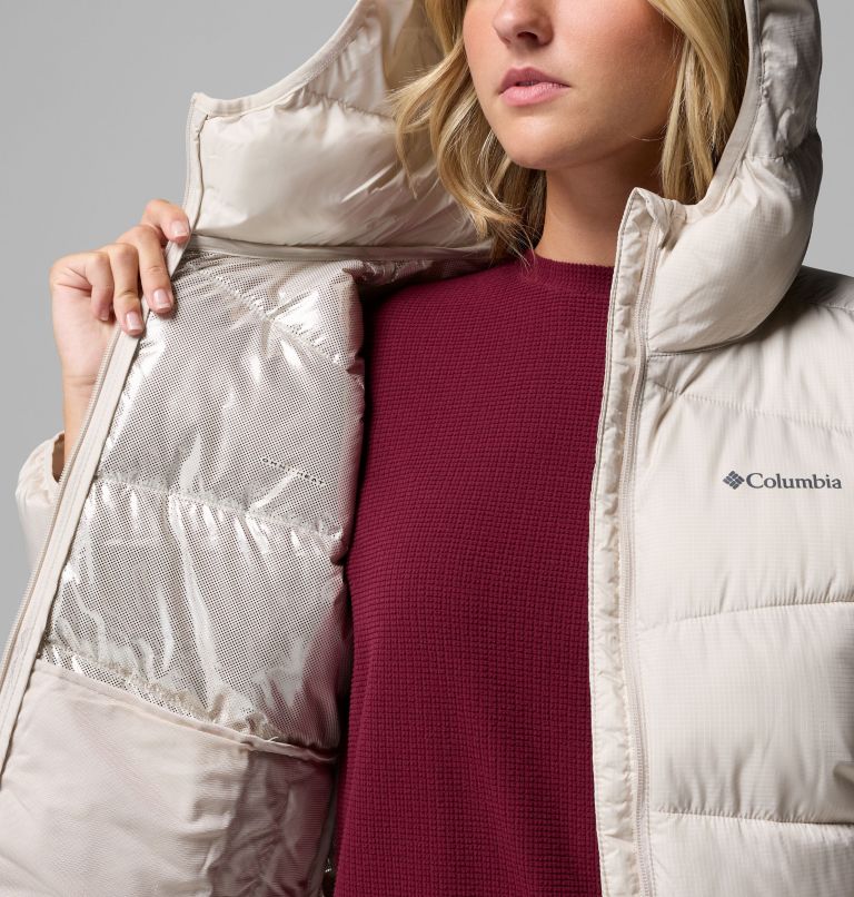 Women's Fivemile Butte Hooded Puffer Jacket, Color: Dark Stone, image 8