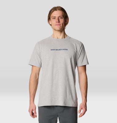 Seek Wilder Paths Tee, Color: Foil Grey Heather, image 1