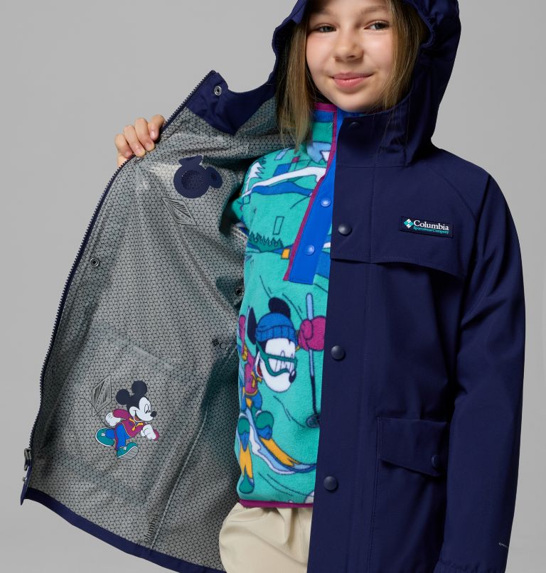 Youth CSC x Disney Mickey Ibex Waterproof Shell Jacket, Color: Dark Midnight, image 5
