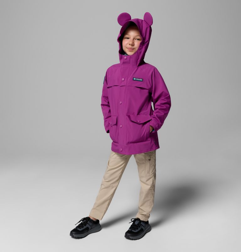 Youth CSC x Disney Mickey Ibex Waterproof Shell Jacket, Color: Raspberry, image 5