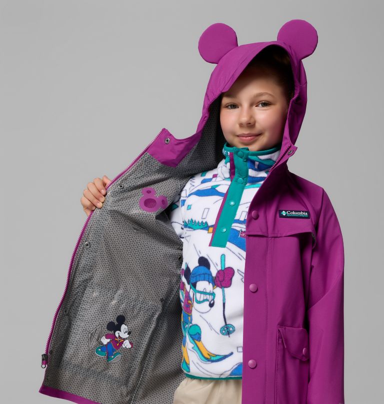 Youth CSC x Disney Mickey Ibex Waterproof Shell Jacket, Color: Raspberry, image 8