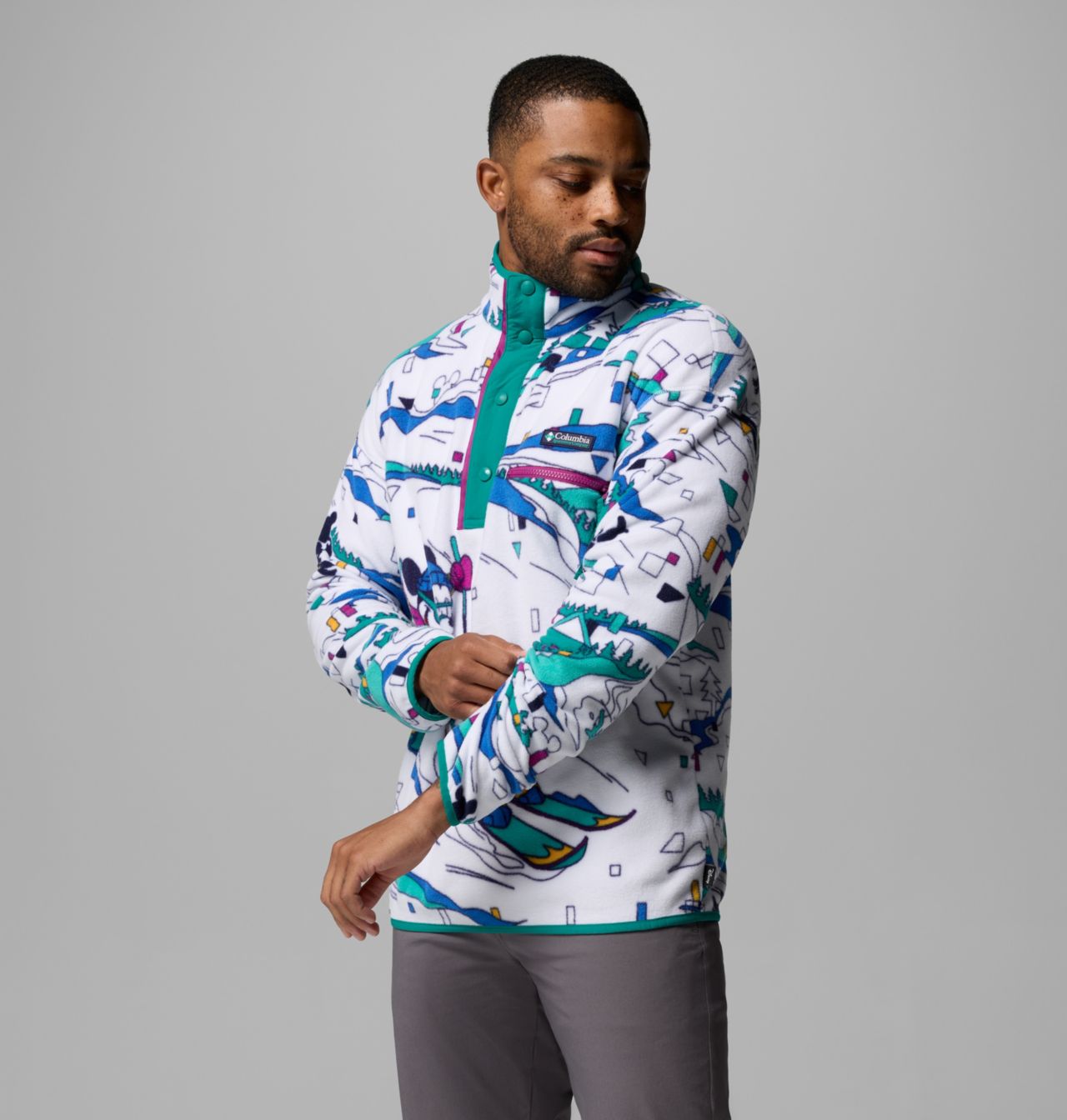 Men's CSC x Disney Half Snap Fleece 6