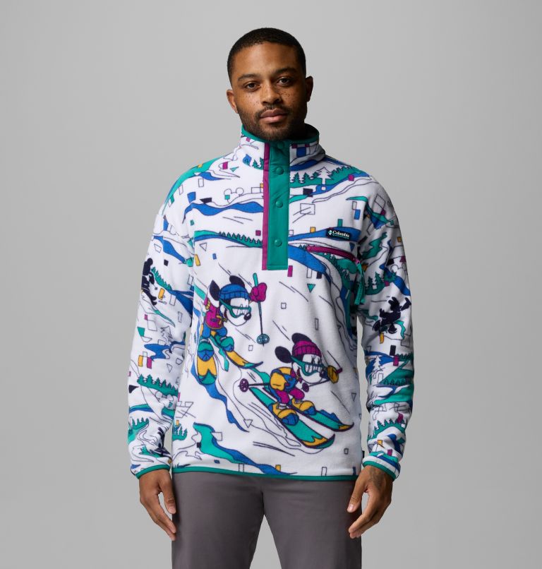 Polaire Semi-boutonnée CSC x Disney Homme, Color: White, image 1