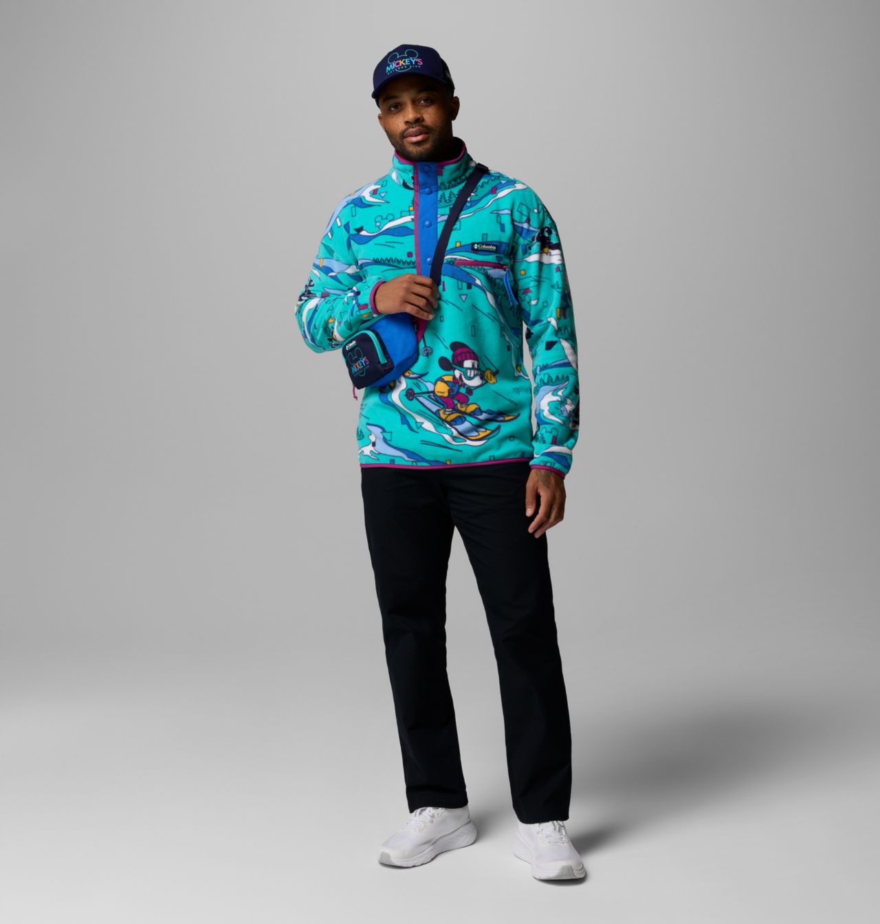 Men's CSC x Disney Half Snap Fleece 8
