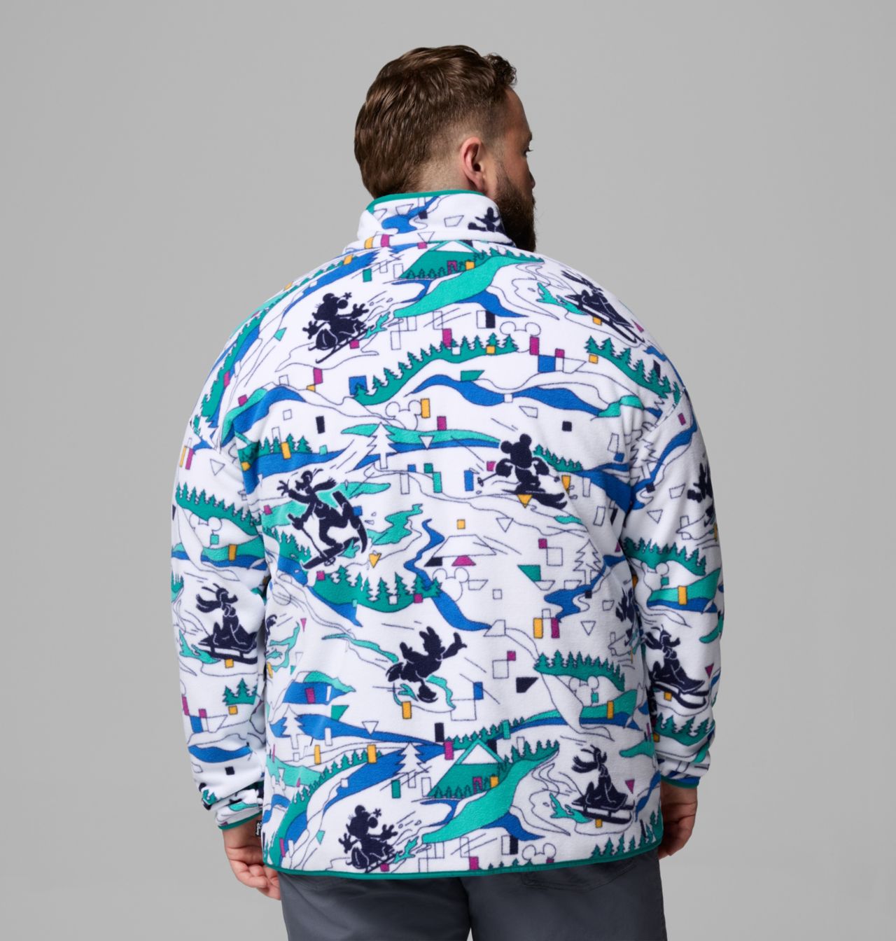 Haut polaire avec demi-fermeture pressionnée CSC x Disney Homme – Tailles fortes 3