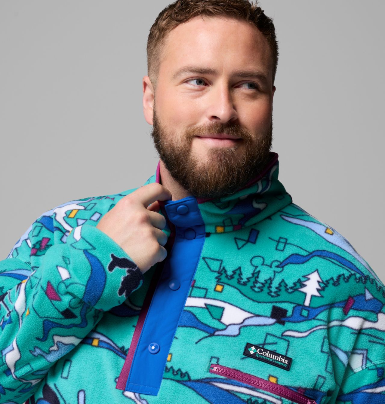 Haut polaire avec demi-fermeture pressionnée CSC x Disney Homme – Tailles fortes 5