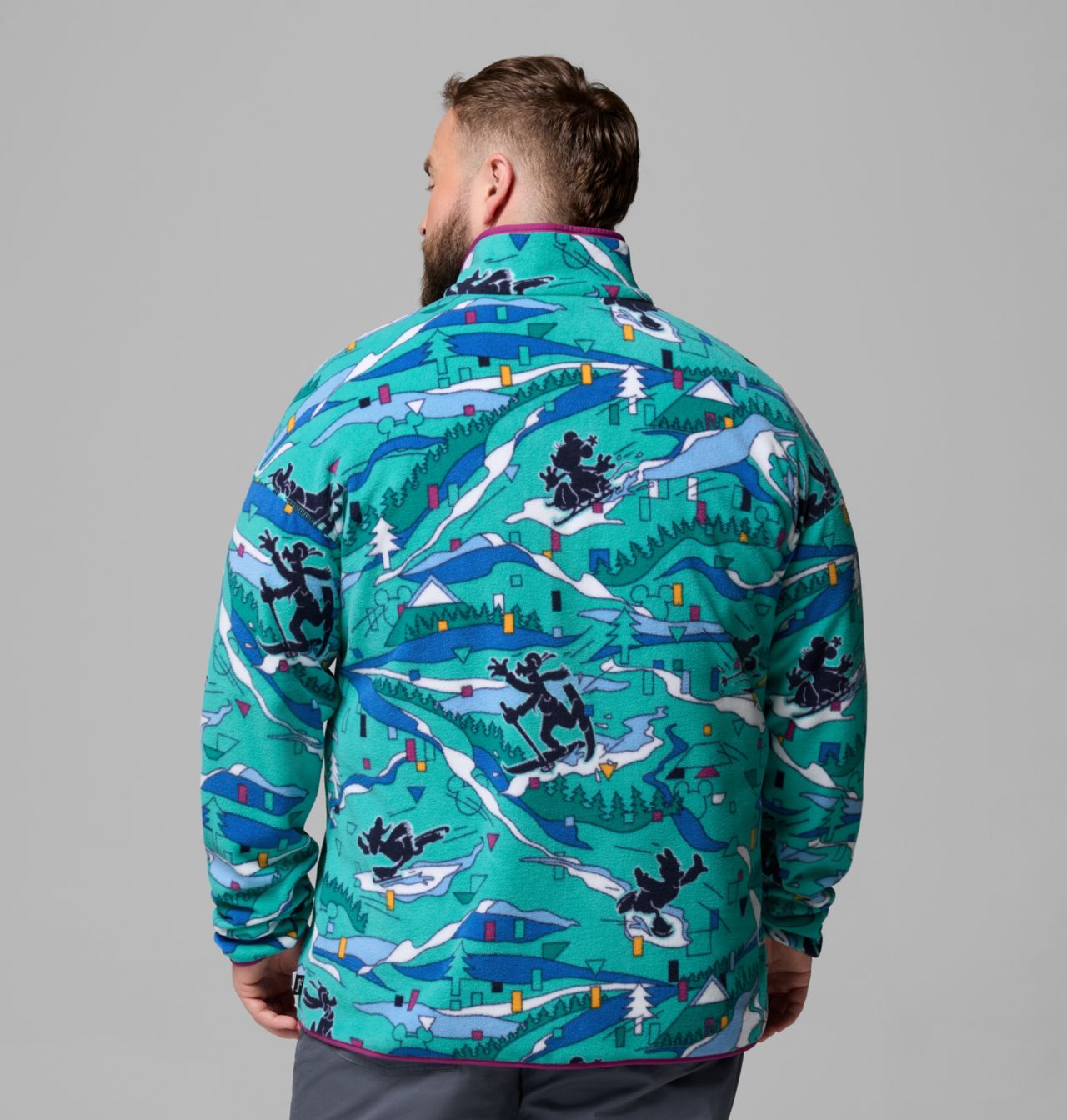 Haut polaire avec demi-fermeture pressionnée CSC x Disney Homme – Tailles fortes 3