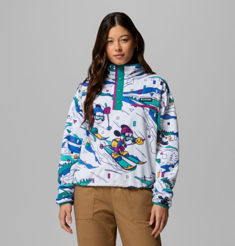 Polaire Semi-boutonnée CSC x Disney Femme, Color: White, image 1