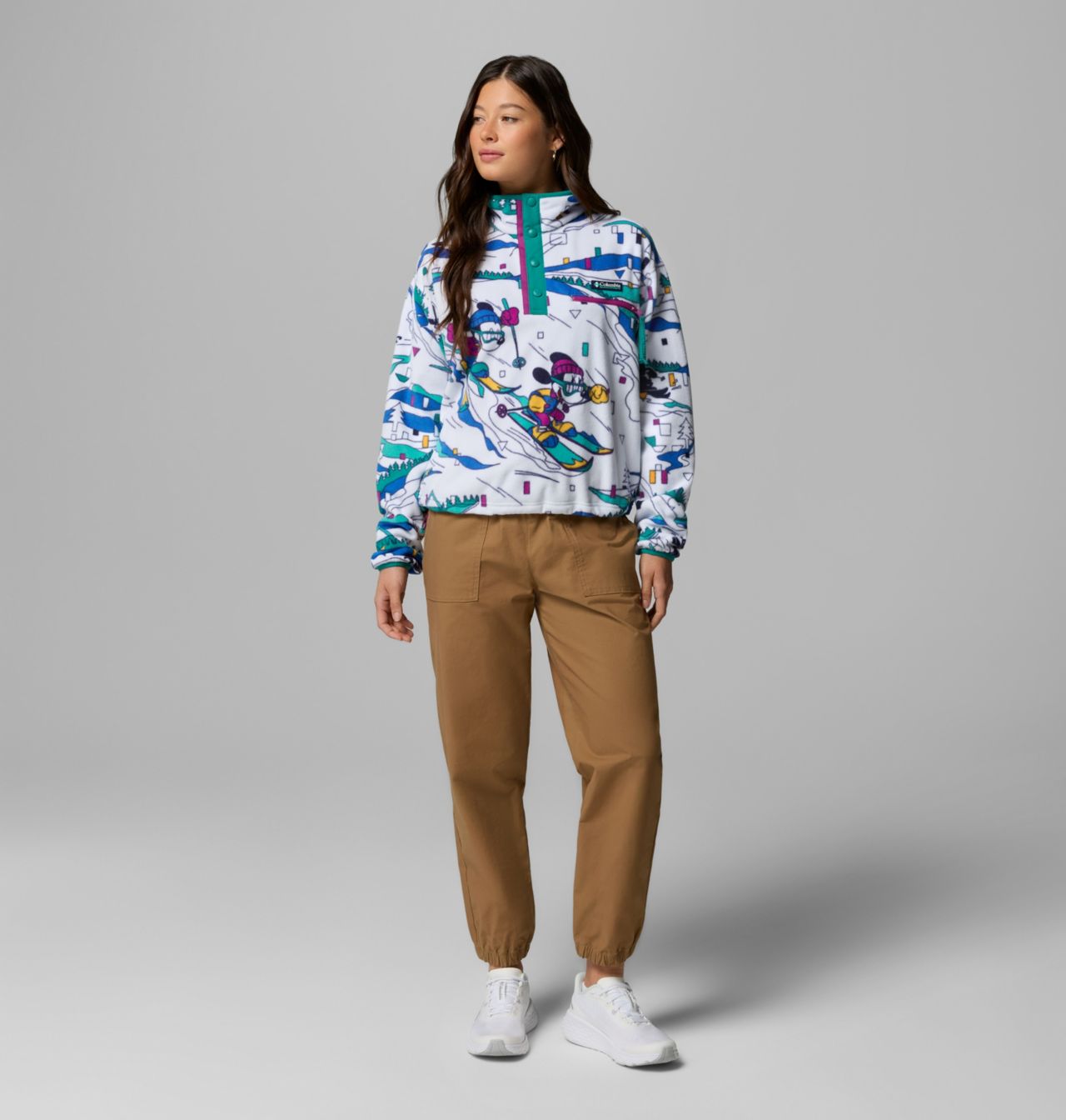 Women’s CSC x Disney Half Snap Fleece 2