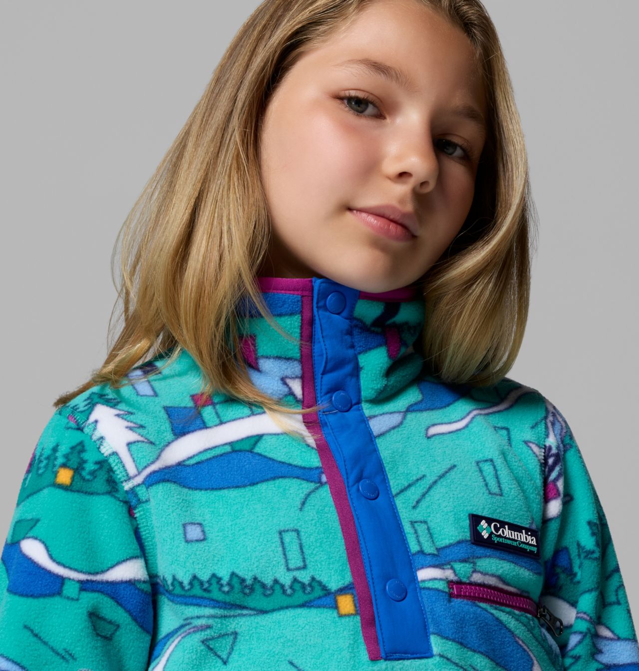 Kids' CSC x Disney Half Snap Fleece 4