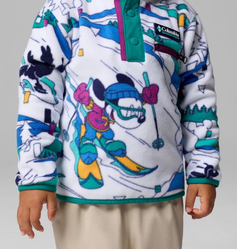 Toddler CSC x Disney Half Snap Fleece, Color: White, image 5