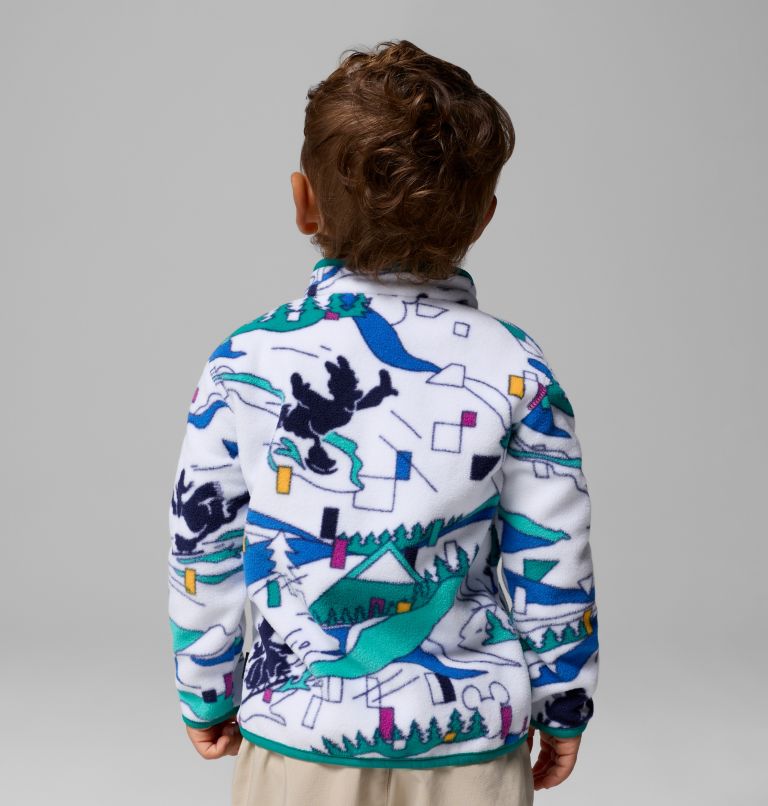 Toddler CSC x Disney Half Snap Fleece, Color: White, image 2