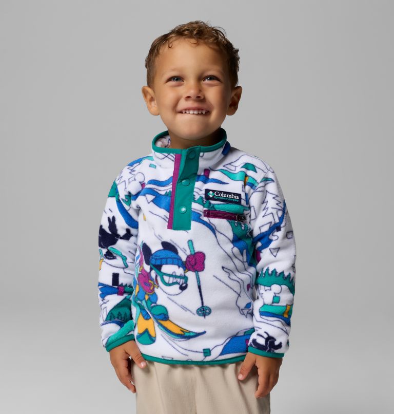 Toddler CSC x Disney Half Snap Fleece, Color: White, image 1
