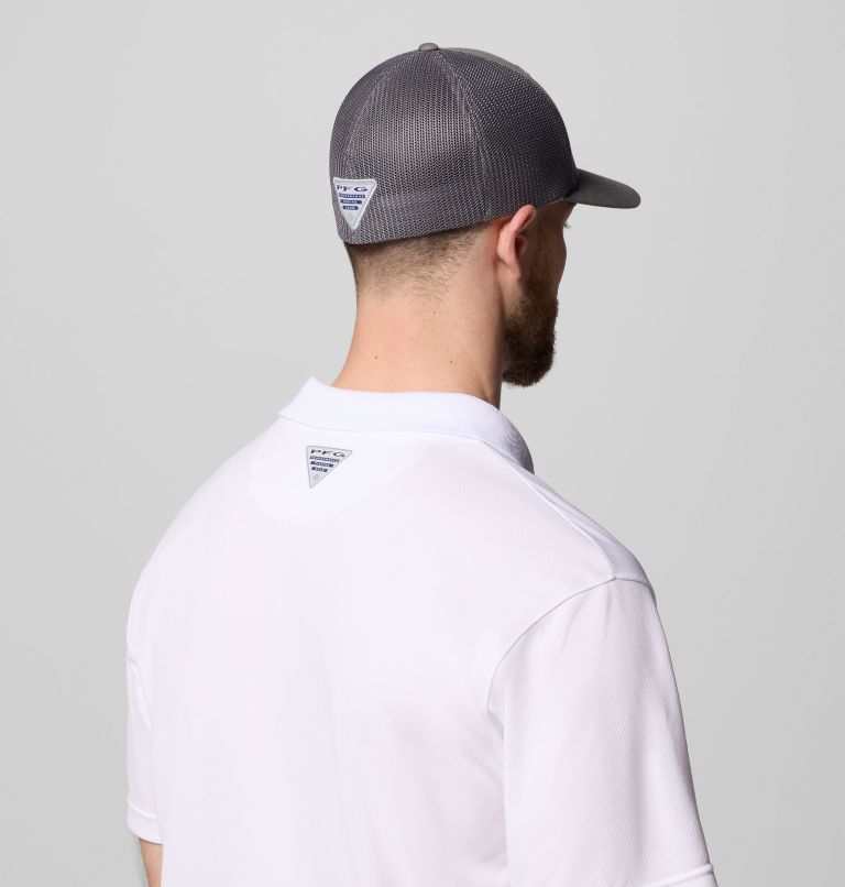 PFG Silver Bank Ball Cap, Color: Titanium, American Swordfish, image 4