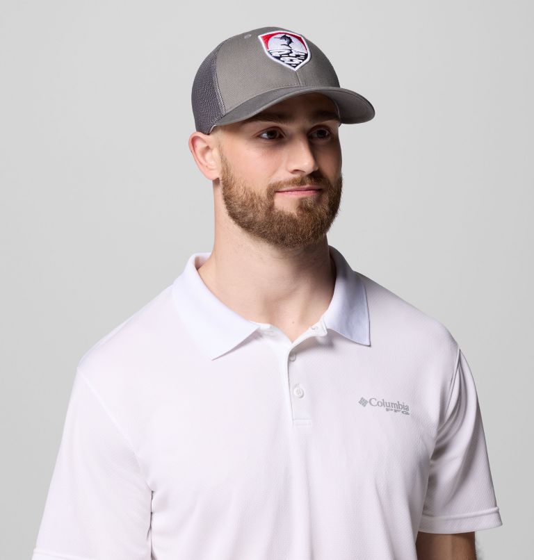 PFG Silver Bank Ball Cap, Color: Titanium, American Swordfish, image 3