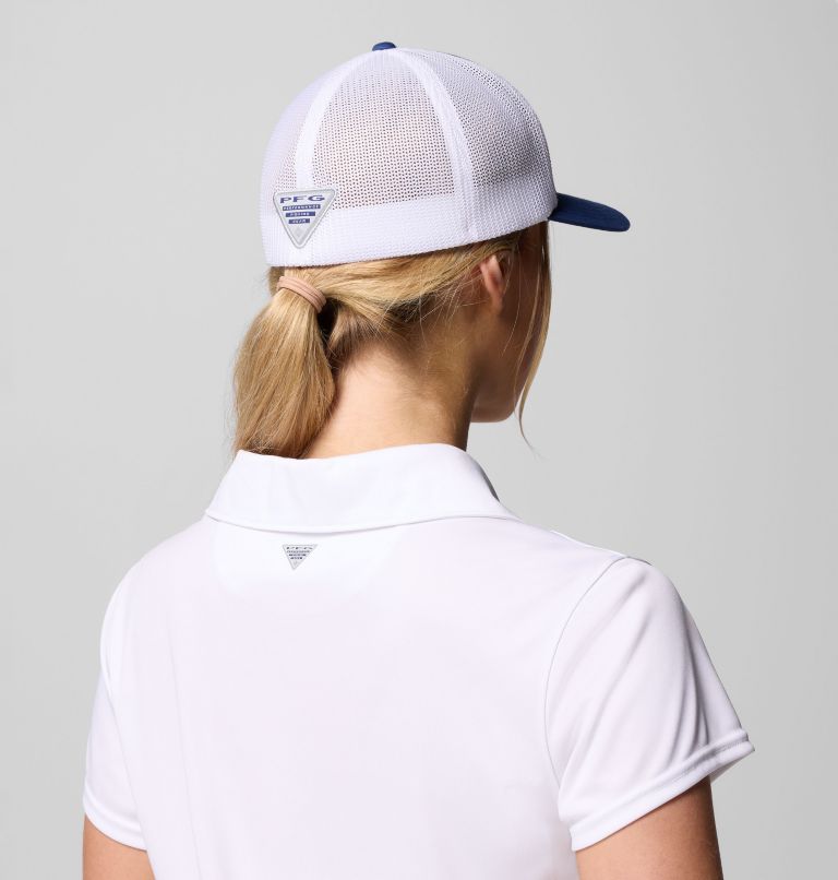 PFG Silver Bank Ball Cap, Color: Night Tide, White, image 6