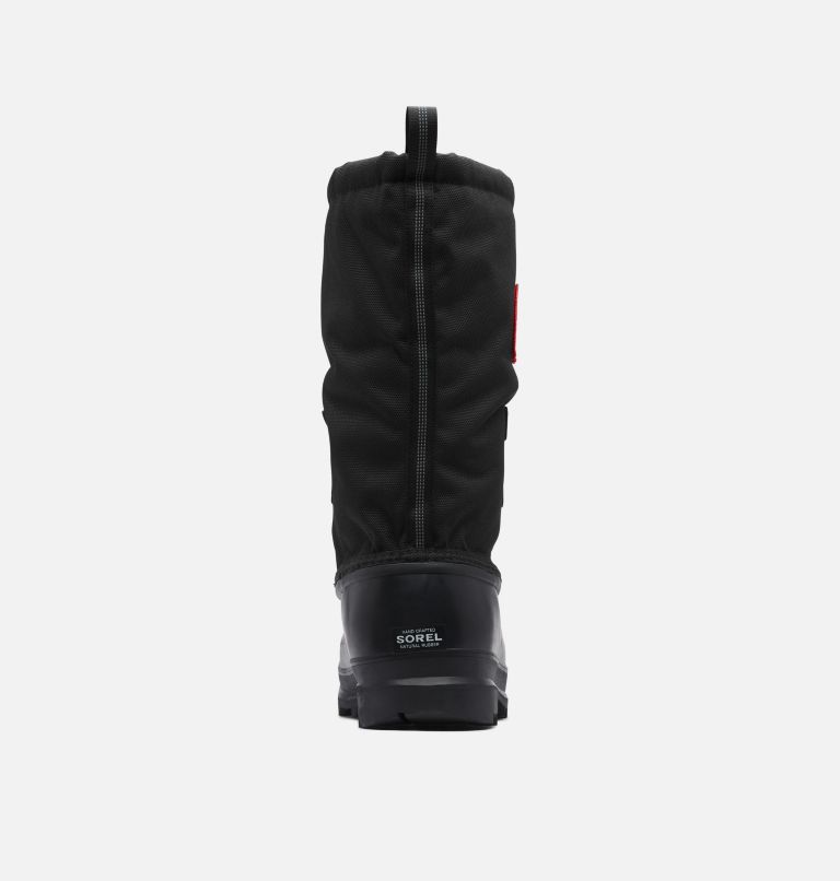 Men's GLACIER XT Winter Boots, Color: Black, Red Quartz, image 3