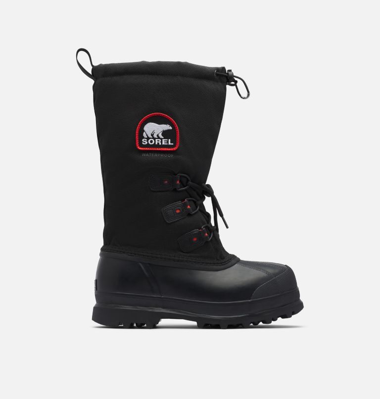 Men's GLACIER XT Winter Boots, Color: Black, Red Quartz, image 1