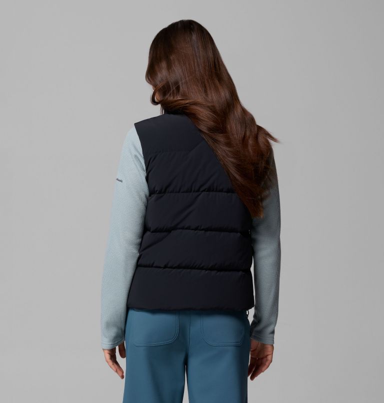 Women's Amaze Puff Vest, Color: Black, image 3