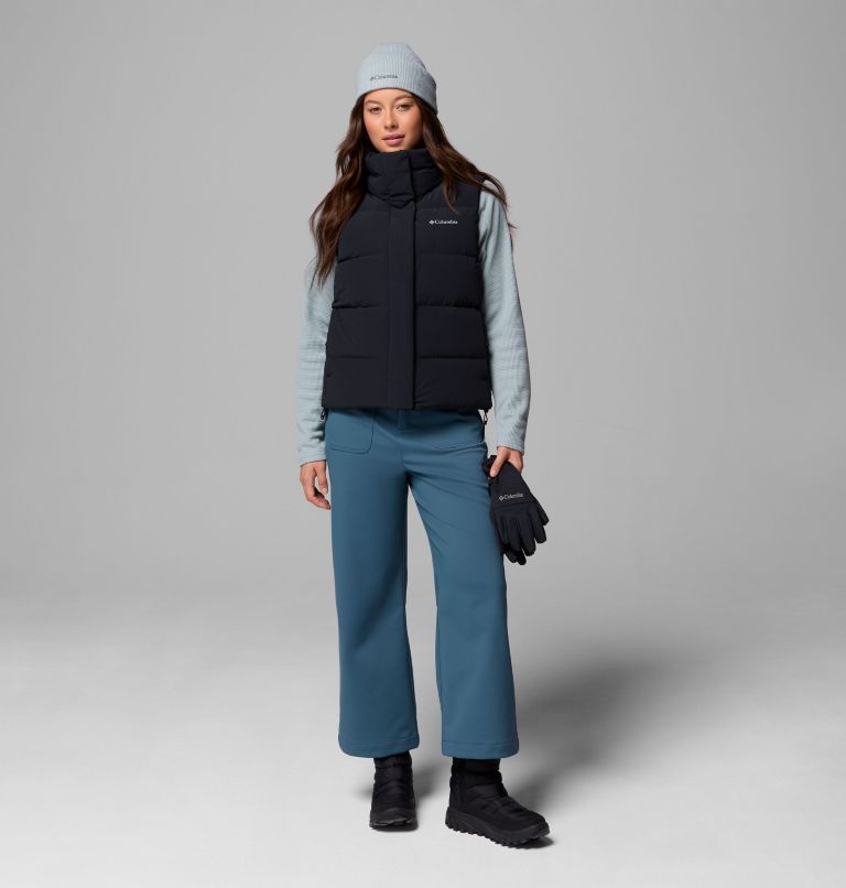Women's Amaze Puff Vest, Color: Black, image 2