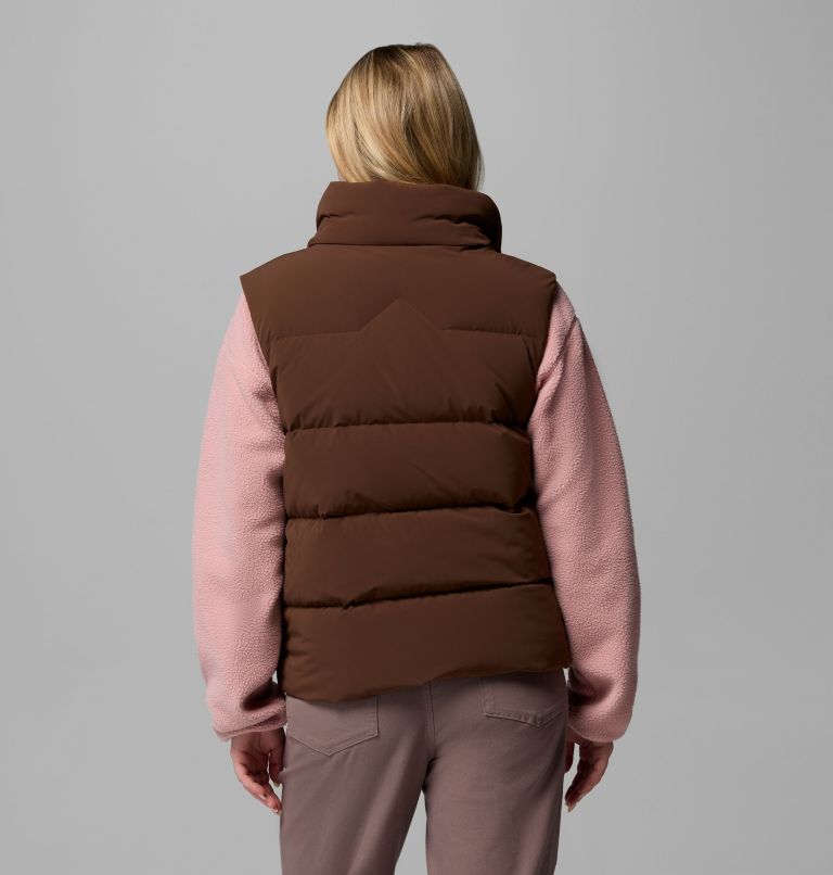 Women's Amaze Puff Vest, Color: Tobacco, image 3