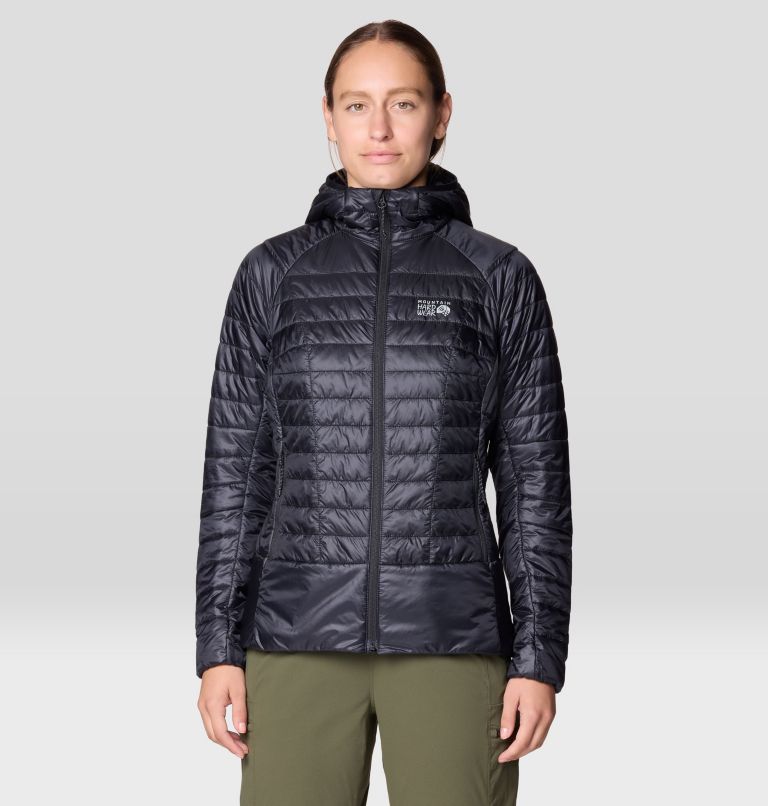 Women's Ghost Shadow Hooded Jacket, Color: Black, image 4