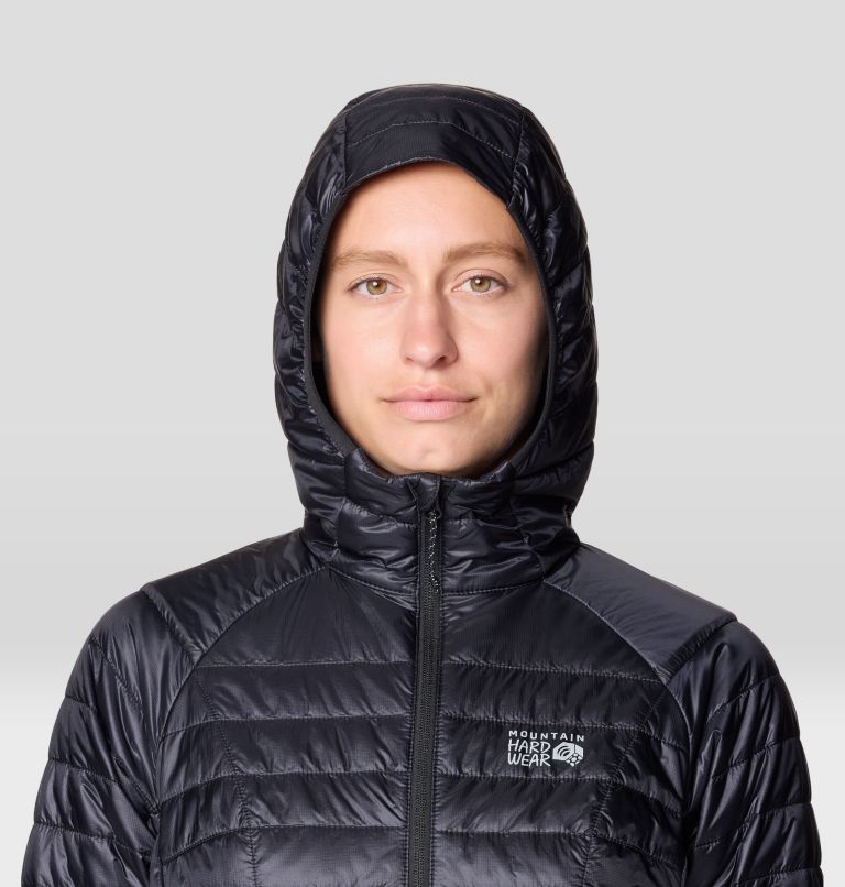 Women's Ghost Shadow Hooded Jacket, Color: Black, image 5