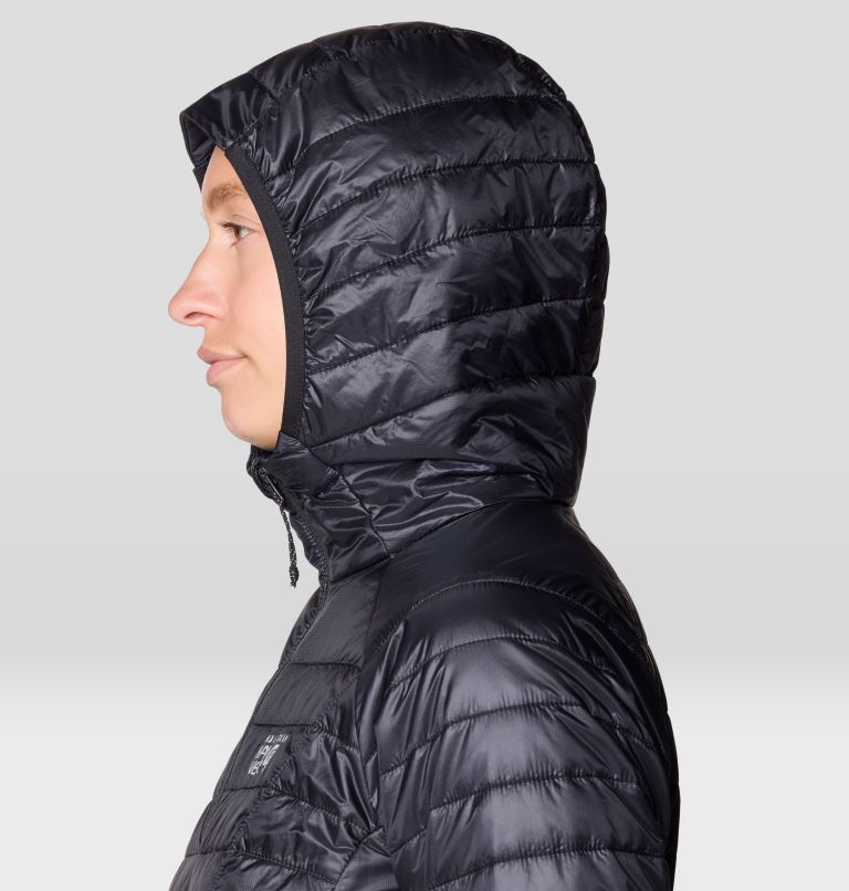 Women's Ghost Shadow Hooded Jacket, Color: Black, image 6
