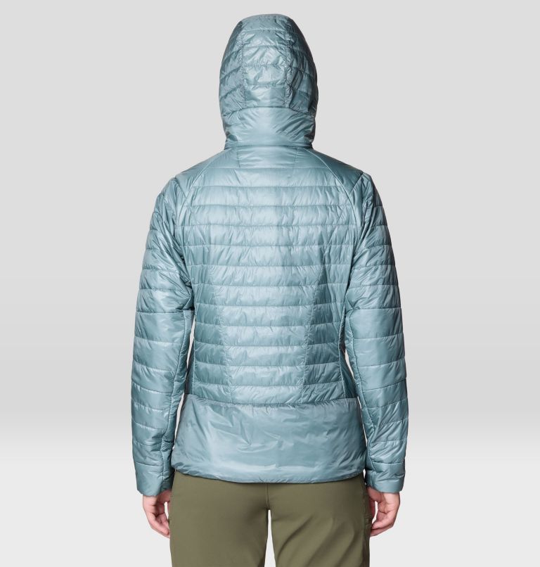 Women's Ghost Shadow Hooded Jacket, Color: Blue Sage, image 2