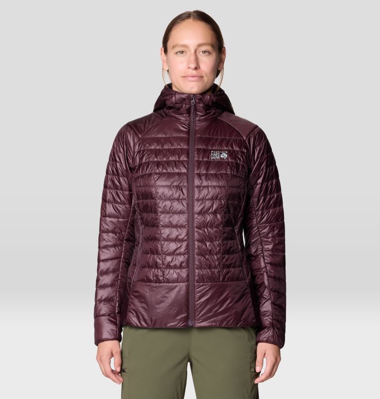 Women's Ghost Shadow Hooded Jacket, Color: Blackberry, image 4