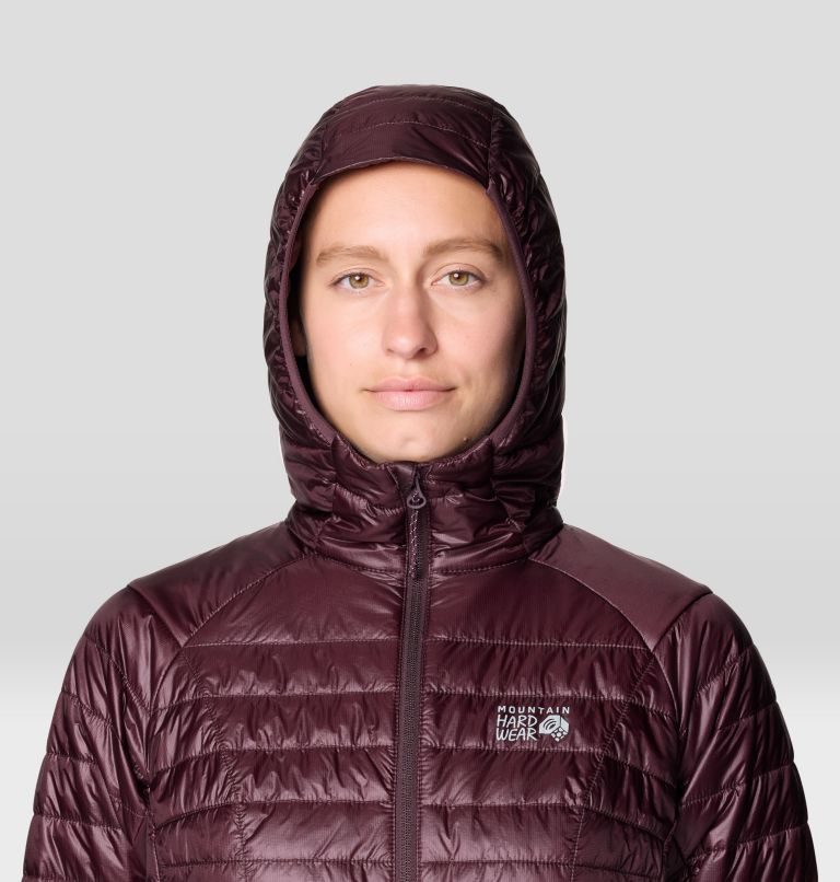 Women's Ghost Shadow Hooded Jacket, Color: Blackberry, image 5