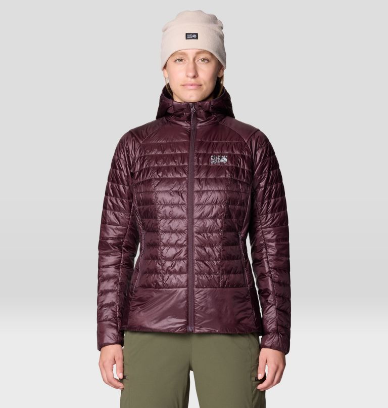 Women's Ghost Shadow Hooded Jacket, Color: Blackberry, image 1