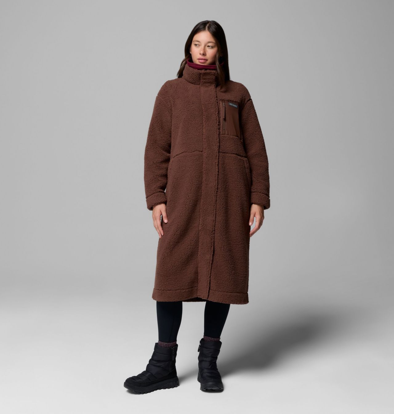 Manteau pleine longueur Winter Warmth pour femmes 5