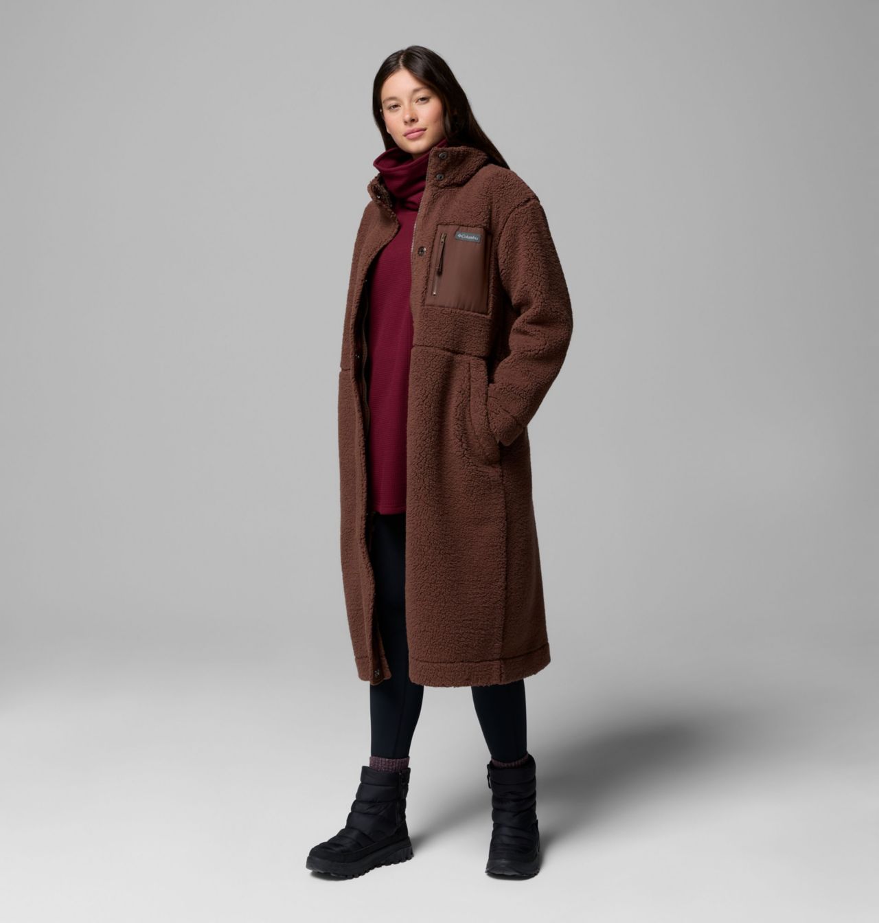 Manteau pleine longueur Winter Warmth pour femmes 2