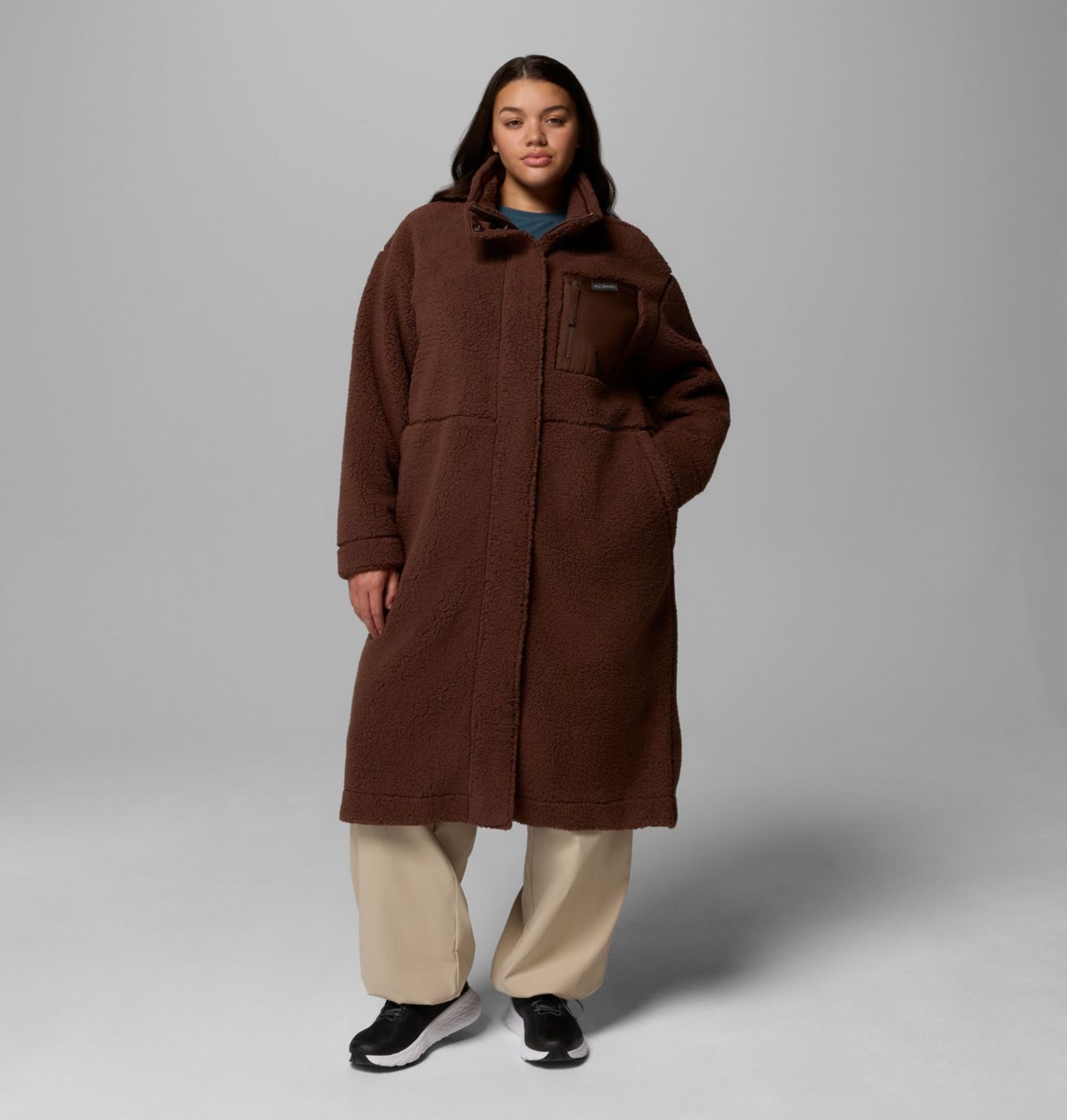 Manteau pleine longueur Winter Warmth pour femmes – Grandes tailles 2