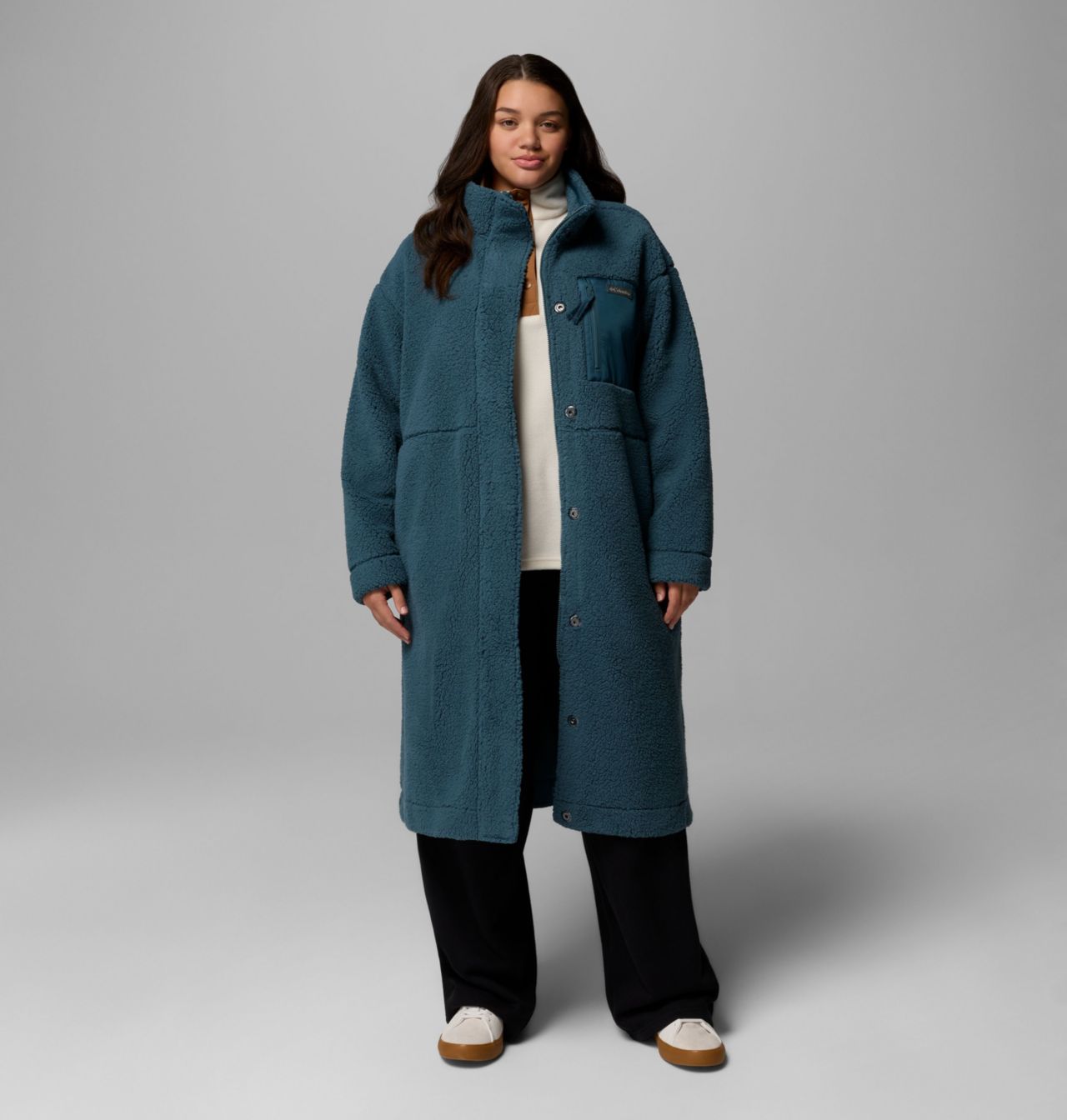 Manteau pleine longueur Winter Warmth pour femmes – Grandes tailles 5