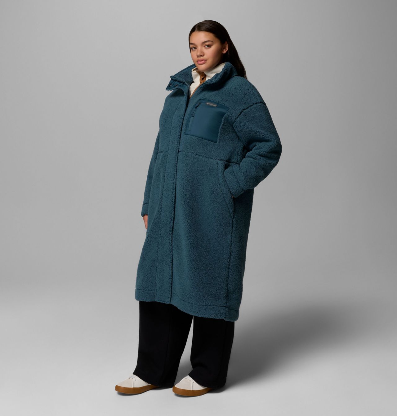Manteau pleine longueur Winter Warmth pour femmes – Grandes tailles 2
