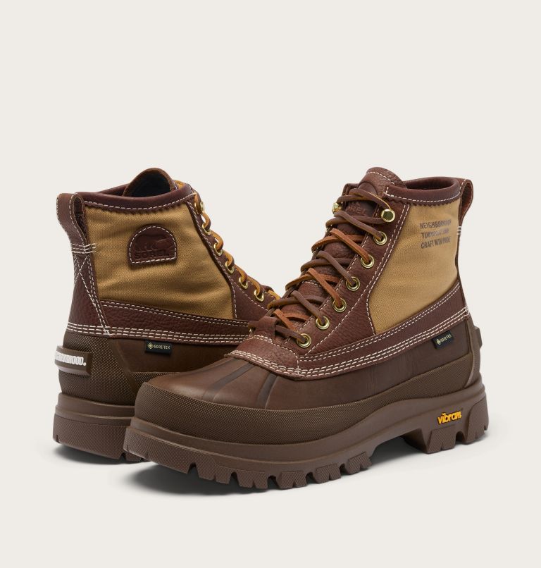 Botte SOREL x NEIGHBORHOOD Daystorm Horizon GTX Homme, Color: Dark Amber, Sea Salt, image 8