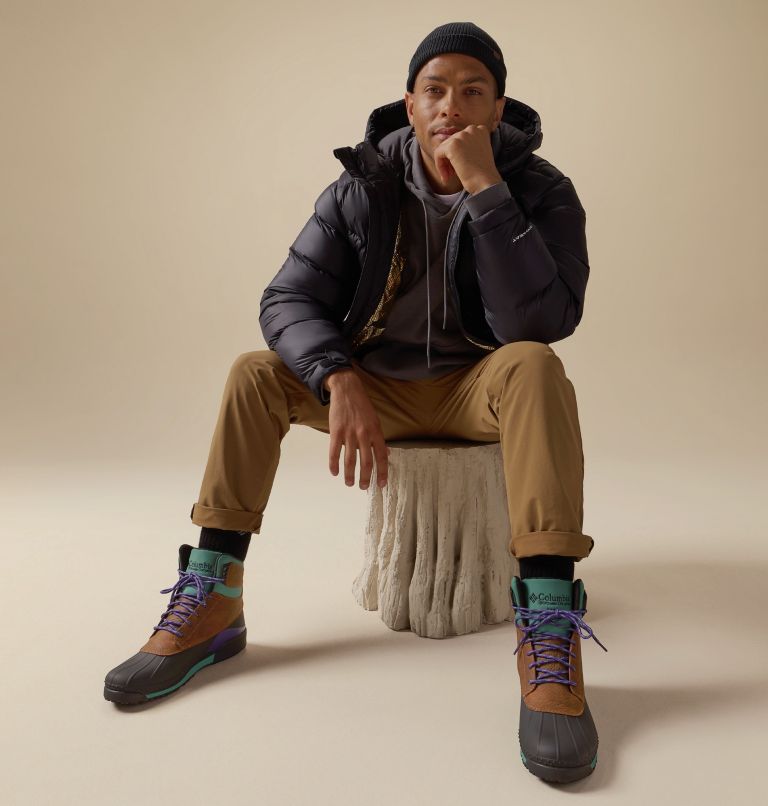 Men's Bugaboot 1 Limited Edition Waterproof Winter Boots, Color: Elk, Waterfall, image 11
