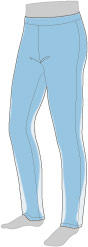 Women's Legs in Active Fit Pants