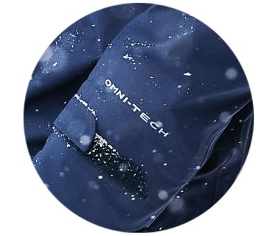 Columbia Sportswear Omni Tech Titanium Winter Ski Jacket Blue