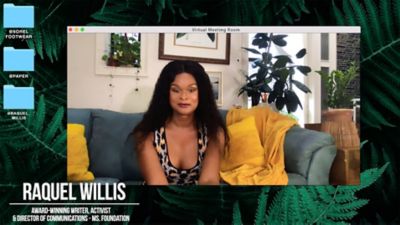 A video of Raquel Willis, activist, and award-winning writer  